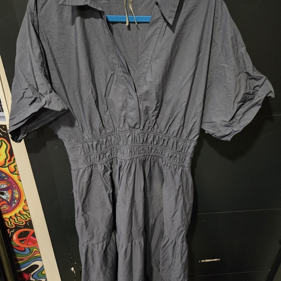 Somerset maxi shirt dress nwot size Large Anthropologie dress maxi - Picture 3 of 5